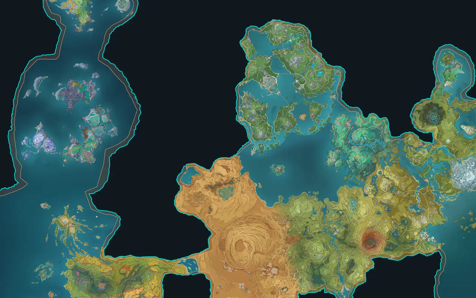Crystal Core Locations